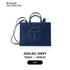Navy medium NWT telfar bag 💙
